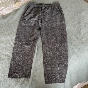 Outdoor Voices Rectrek Black Speckle Pants L, NWOT